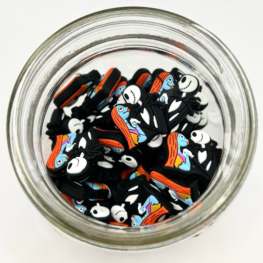 Nightmare Before Christmas Focal Silicone Beads